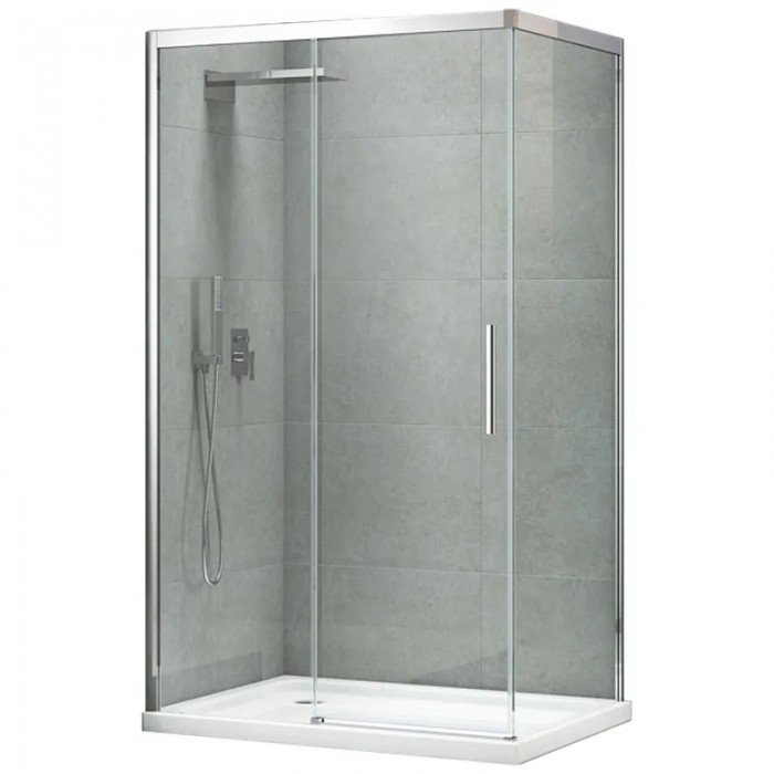 Боковая стенка для кабины Koer SR SW05-90x200-TR-01 прозрачное стекло Easy Clean 6мм, хром (KR5407) Боковая стенка для кабины Koer SR SW05-90x200-TR-01 прозрачное стекло Easy Clean 6мм, хром (KR5407)