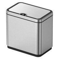 Мусорное ведро сенсорное прямоугольное Koer TC-020212-02 12 л цвет нержавейка (KR5584)