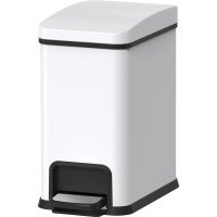 Мусорное ведро с плавным закрытием прямоугольное Koer TC-010108-08 8 л цвет белый (KR5592) Мусорное ведро с плавным закрытием прямоугольное Koer TC-010108-08 8 л цвет белый (KR5592)