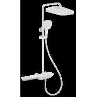 Душевая колонна с термостатическим  смесителем Mixxus Premium SPACE-009-J White, 3 режима (MI6543)