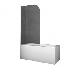 Шторки стеклянные на ванну Koer SR BS02-80x140-TR-01 прозрачное стекло 6мм, хром (KR5401) Шторки стеклянные на ванну Koer SR BS02-80x140-TR-01 прозрачное стекло 6мм, хром (KR5401)
