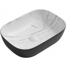 Раковина накладная MIXXUS PREMIUM DIVERSE-0112 MARBLE-BLACK 455х325х135mm (MP6541) Раковина накладная MIXXUS PREMIUM DIVERSE-0112 MARBLE-BLACK 455х325х135mm (MP6541)