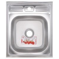 Кухонна мийка накладна Zerix Z5060-04-160E (Satin) (ZX1610) Кухонна мийка накладна Zerix Z5060-04-160E (Satin) (ZX1610)