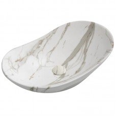 Раковина накладная MIXXUS PREMIUM WAVE-0105 MARBLE 620х360х160mm (MP6559) Раковина накладная MIXXUS PREMIUM WAVE-0105 MARBLE 620х360х160mm (MP6559)