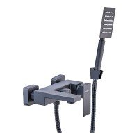 Змішувач для ванни Zerix KUB-008 (Euro) Black з нерж. сталі SUS304 (кол. чорний) (ZX4851) Змішувач для ванни Zerix KUB-008 (Euro) Black з нерж. сталі SUS304 (кол. чорний) (ZX4851)