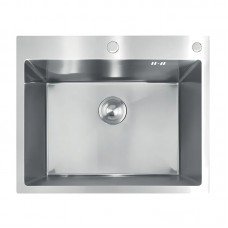 Мийка з нержавіючої сталі MIXXUS MH6050 DECOR NANO-SILVER (3.0/0.8) колір нержавійка (MI7043)