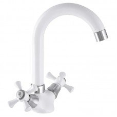 Кухонный смеситель белый Mixxus Omega 275 (MI2767) Кухонный смеситель белый Mixxus Omega 275 (MI2767)