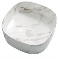 Раковина накладная Mixxus Premium DIVERSE-0104 MARBLE 370х370х135mm (MP6537) Раковина накладная Mixxus Premium DIVERSE-0104 MARBLE 370х370х135mm (MP6537)