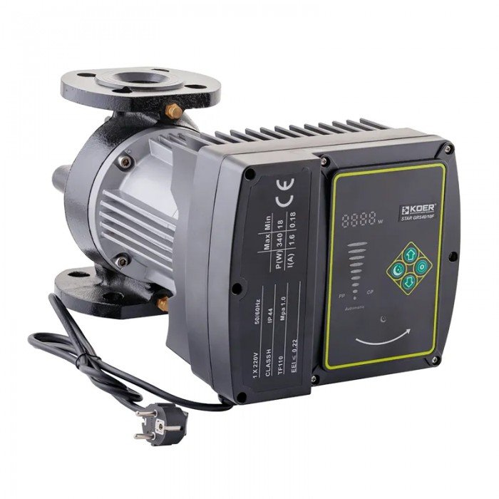 Насос циркуляционный энергосберегающий фланцевый Koer star GRS 50/12F (KP2894) Насос циркуляционный энергосберегающий фланцевый Koer star GRS 50/12F (KP2894)
