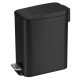 Відро для сміття з плавним закриттям прямокутне Mixxus Diverse-TC0312 Black 12л колір чорний (MI709 Відро для сміття з плавним закриттям прямокутне Mixxus Diverse-TC0312 Black 12л колір чорний (MI709