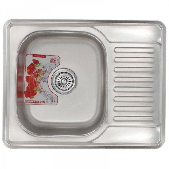 Мойка кухонная Zerix Z6350-08-180E (Satin) (ZM0563) Мойка кухонная Zerix Z6350-08-180E (Satin) (ZM0563)