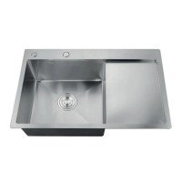 Мойка Zerix ZH7849L-215.SUS304 (3.0/0.8) из нержавеющей стали SUS304 (MX1589)