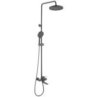 Душевая колонна со смесителем Mixxus Wilson 009-J Graphite (Цвет графит) (MI7122)