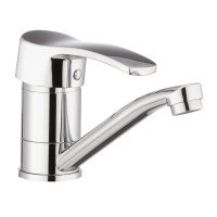 Смеситель для умывальника Haiba Focus 555 (излив 15 см) (HB0135)