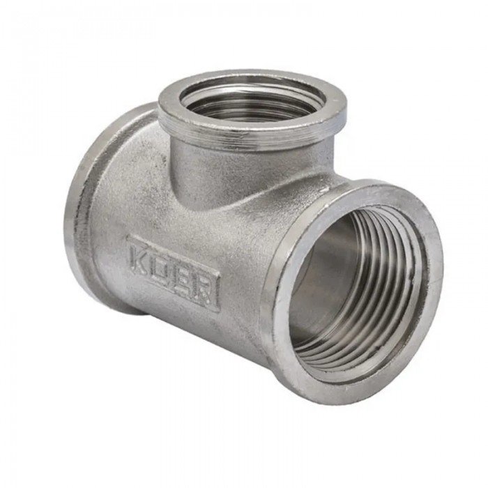 Трійник редукційний 1"х3/4"х1 "ВВВ Koer KF.T100810F (KF0065) Трійник редукційний 1"х3/4"х1 "ВВВ Koer KF.T100810F (KF0065)