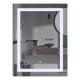 Зеркало Mixxus TALL MR08-80x60-Reverse с Led Touch, Anti-fog, димером, регулятором яркости (MI6659)
