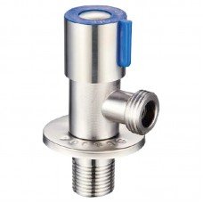 Кран для подключения сантехприборов 1/2x1/2 Mixxus VAL-01 синий (нерж. сталь) (SS0048) Кран для подключения сантехприборов 1/2x1/2 Mixxus VAL-01 синий (нерж. сталь) (SS0048)