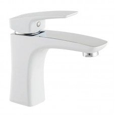 Змішувач для умивальника Mixxus Premium Patrick 001 гайка (White) (MI5853) Змішувач для умивальника Mixxus Premium Patrick 001 гайка (White) (MI5853)