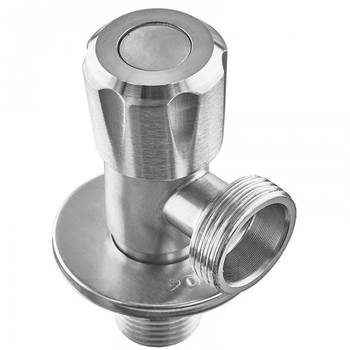 Кран для подключ. сантехприборов Zerix VAL-05-1/2x3/4 с нерж. ст.SUS304 (ZX4801) Кран для подключ. сантехприборов Zerix VAL-05-1/2x3/4 с нерж. ст.SUS304 (ZX4801)