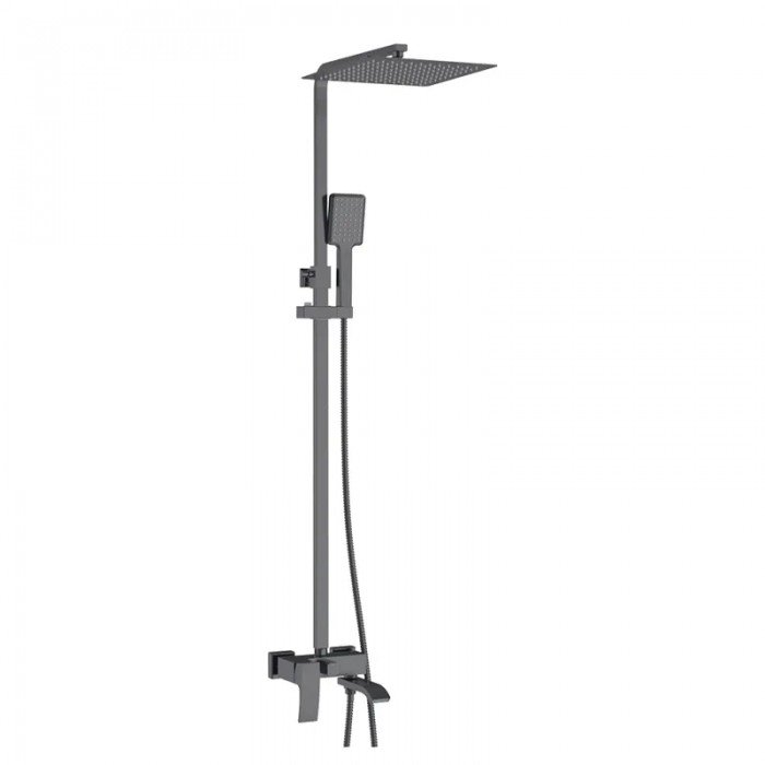 Душова колона зі змішувачем Koer KB-56007-07, 3 функції (Колір графіт) (KR5160) Душова колона зі змішувачем Koer KB-56007-07, 3 функції (Колір графіт) (KR5160)