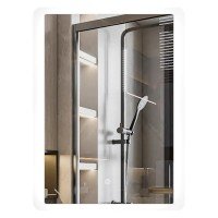 Зеркало Mixxus Premium OLIVARY MR19-80x60-Reverse с Led Touch, Anti-fog, димером (3-6,5kK) (MP6628)