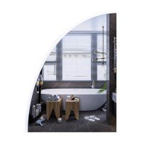 Зеркало Mixxus Premium TOPPER MS02-75x100 с Led Touch, Anti-fog, димером (3-6,5kK) (MP6634)