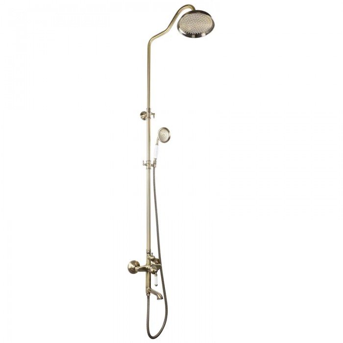Душова колона зі змішувачем Бронзова Mixxus Premium Vintage 009-J (MI2865) Душова колона зі змішувачем Бронзова Mixxus Premium Vintage 009-J (MI2865)