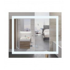 Зеркало Mixxus WARM MR02-80x80 с Led Touch, Anti-fog, димером, регулятором яркости, часами (MI6934)