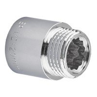 Подовжувач Europroduct EP.E020.Chr - 1/2"MF-20мм хром (EP6123)