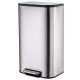 Відро для сміття з плавним закриттям прямокутне Mixxus Cubic-TC0112 SS Color 12л колір нержавійка ( Відро для сміття з плавним закриттям прямокутне Mixxus Cubic-TC0112 SS Color 12л колір нержавійка (