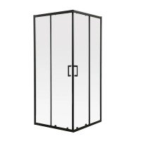 Душова кабіна без піддону Mixxus Premium DIVERSE SC02-90x90x195-TR Black прозоре скло 5мм (MI Душова кабіна без піддону Mixxus Premium DIVERSE SC02-90x90x195-TR Black прозоре скло 5мм (MI