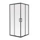 Душова кабіна без піддону Mixxus Premium DIVERSE SC02-90x90x195-TR Black прозоре скло 5мм (MI Душова кабіна без піддону Mixxus Premium DIVERSE SC02-90x90x195-TR Black прозоре скло 5мм (MI