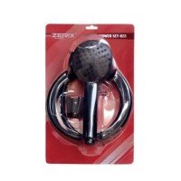Душевой набор Shower Zerix SET-02B (шланг, лейка, кронштейн) цвет черный (ZX4923)