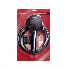 Душевой набор Shower Zerix SET-02B (шланг, лейка, кронштейн) цвет черный (ZX4923)