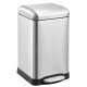 Відро для сміття з плавним закриттям квадратне Mixxus Style-TC0106 SS Color 6л колір нержавіюча сталь (MI70 Відро для сміття з плавним закриттям квадратне Mixxus Style-TC0106 SS Color 6л колір нержавіюча сталь (MI70