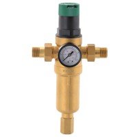 Фільтр самоочисний с редуктором тиску і манометром Koer KR.1249 1/2" ЗР (KR2961) Фільтр самоочисний с редуктором тиску і манометром Koer KR.1249 1/2" ЗР (KR2961)