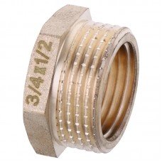 Футорка 1/2 "х3 / 4" Koer KF.F0608.WN без нікелю (KR2985) Футорка 1/2 "х3 / 4" Koer KF.F0608.WN без нікелю (KR2985)