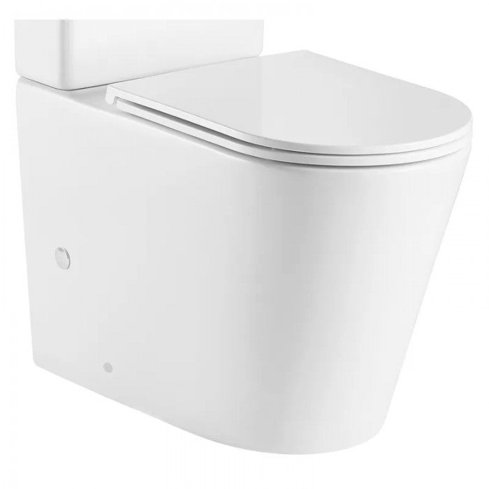 Чаша унітазу-компакту Mixxus Premium Bevel-0402-R Bowl 670х390х880 Rimless без сидіння (MI8354)