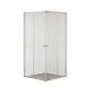 Душова кабіна без піддону Mixxus CUBIC SC01-90x90x185-TR CHROME прозоре скло 4мм (MI6906)