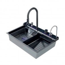 Мойка Zerix ZH7546-SET-04 DECOR Nano-Black со встроенным смесителем из нерж. стали (ZM5578) Мойка Zerix ZH7546-SET-04 DECOR Nano-Black со встроенным смесителем из нерж. стали (ZM5578)