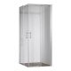 Душевая кабина без поддона Koer SR SC03-100x100x200-TR-01 прозрачное стекло Easy Clean 6мм, хром (K Душевая кабина без поддона Koer SR SC03-100x100x200-TR-01 прозрачное стекло Easy Clean 6мм, хром (K