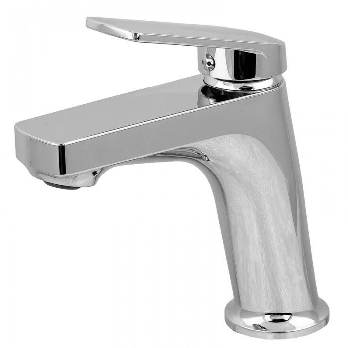 Смеситель для умывальника Plamix Lucas-001 SET Chrome с подводом (PM0707) Смеситель для умывальника Plamix Lucas-001 SET Chrome с подводом (PM0707)