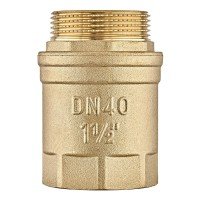 Клапан зворотній для байпаса Waterpro WP601-40FM - 1 1/2" латунь, куля EPDM (WP3333)