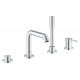 Смеситель на борт ванны на 4 отверстия Grohe Essence New (19578001) Смеситель на борт ванны на 4 отверстия Grohe Essence New (19578001)