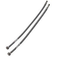 Гнучкі шланги для змішувача гайка 1/2'' - Штуцер M10 (100 см) 2 шт (силик. оболонка) Zerix (ZX3032)