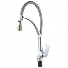 Змішувач для кухні Plamix Lucas-017 SET CHROME REFL.Grey з підведенням (PM0715) Змішувач для кухні Plamix Lucas-017 SET CHROME REFL.Grey з підведенням (PM0715)