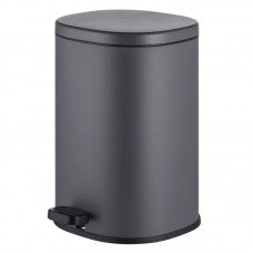 Мусорное ведро с плавным закрытием овальное Mixxus Premium Olivary-TC0105 Graphite 5 л цвет графит Мусорное ведро с плавным закрытием овальное Mixxus Premium Olivary-TC0105 Graphite 5 л цвет графит