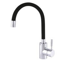 Смеситель для кухни с силиконовым изливом Champion SUS-011 Refl (CH0293)