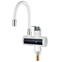 Проточный водонагреватель Zerix ELW21-F-WHITE 3,3 kW силиконовый излив, на мойку (ZX5859)