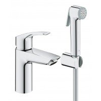 Смеситель для раковины с гигиеническим душем Grohe Eurosmart New (23124003) Смеситель для раковины с гигиеническим душем Grohe Eurosmart New (23124003)